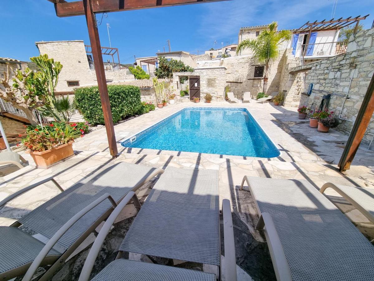 Aphrodite'S Pool Retreat Skarinou Zewnętrze zdjęcie