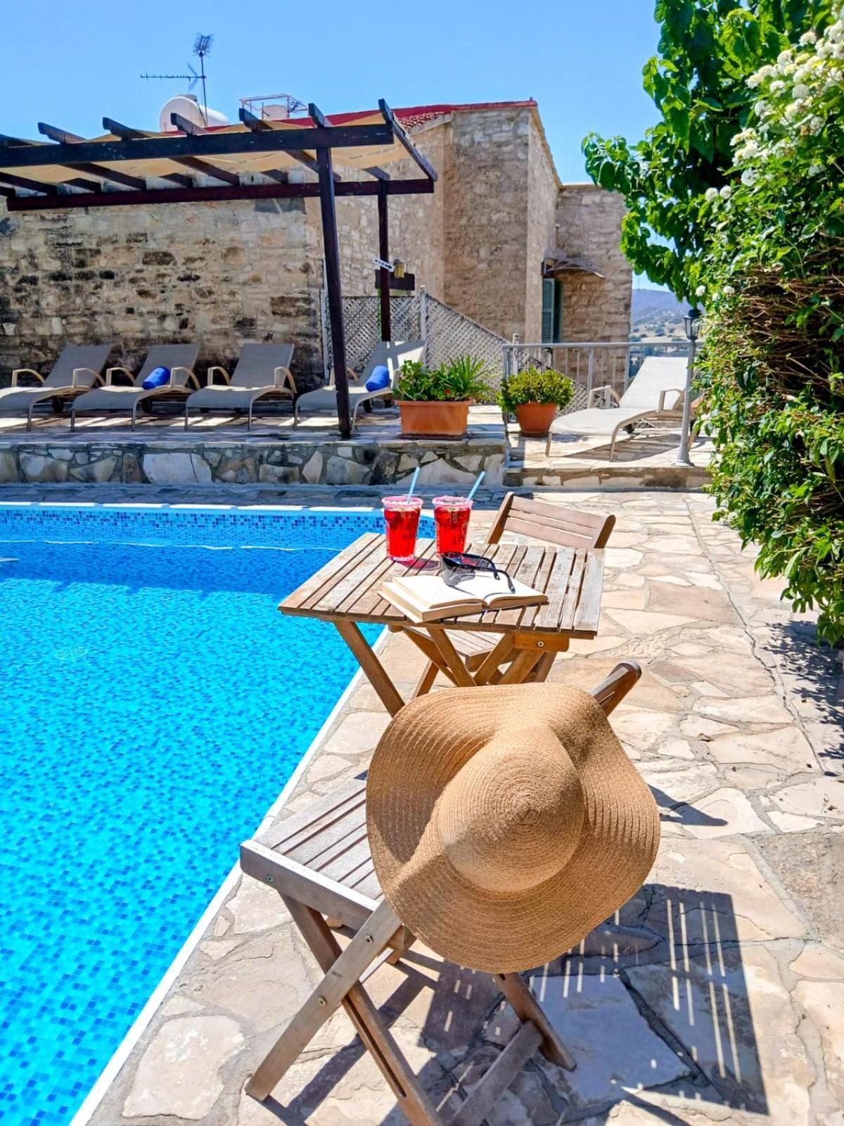 Aphrodite'S Pool Retreat Skarinou Zewnętrze zdjęcie